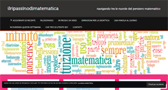 Desktop Screenshot of ilripassinodimatematica.com